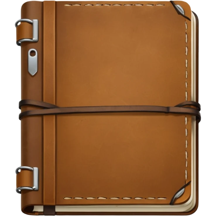 A beat up field notebook emoji