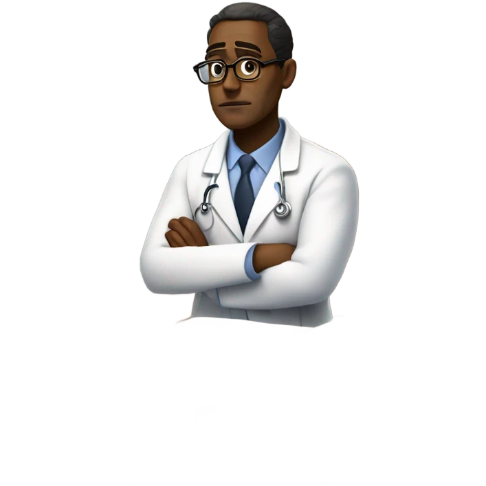 Introverted doctor emoji
