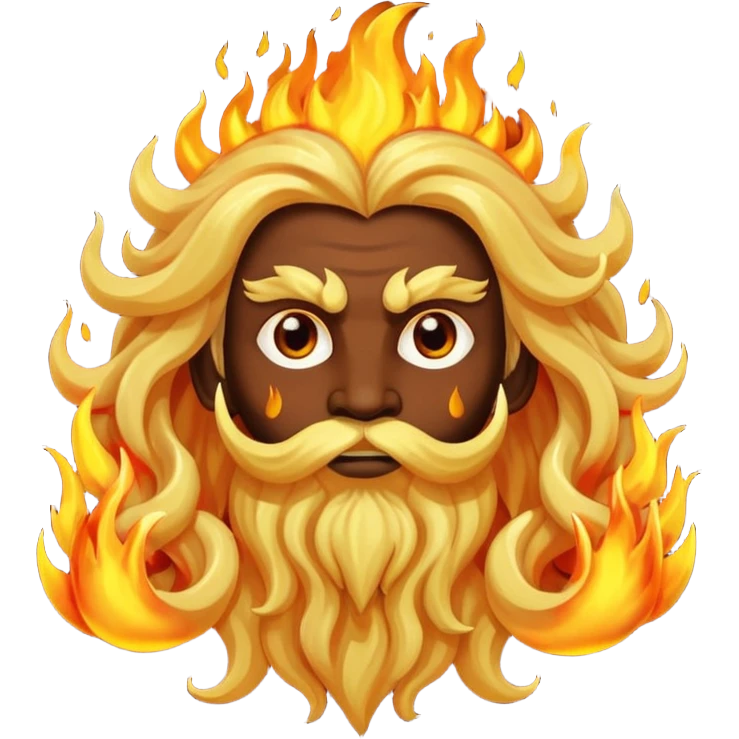 Fire god emoji