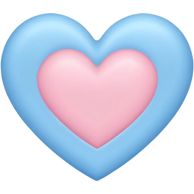 Pastel heart emoji