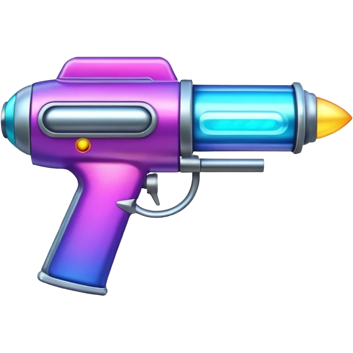 colorful plasma ray gun emoji