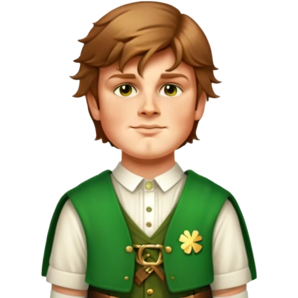 Wearing a Green Kilt emoji