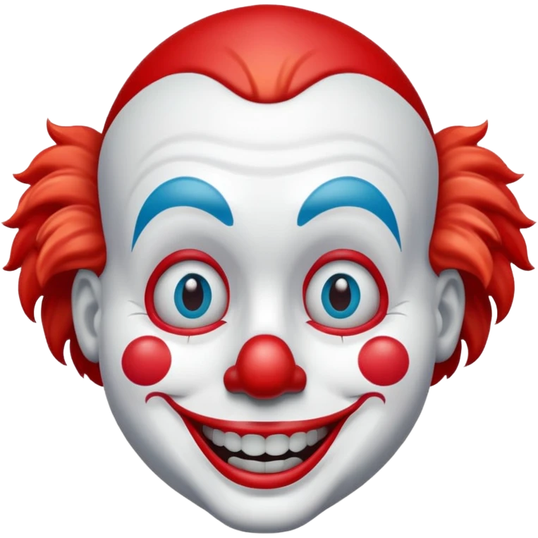 Watery eyes emoji and Merge with 🤡  emoji