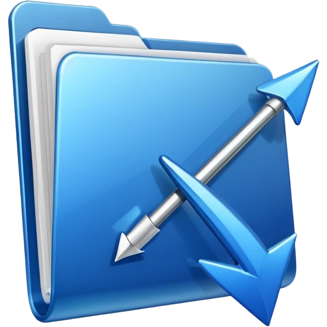 a file uploading arrow  emoji