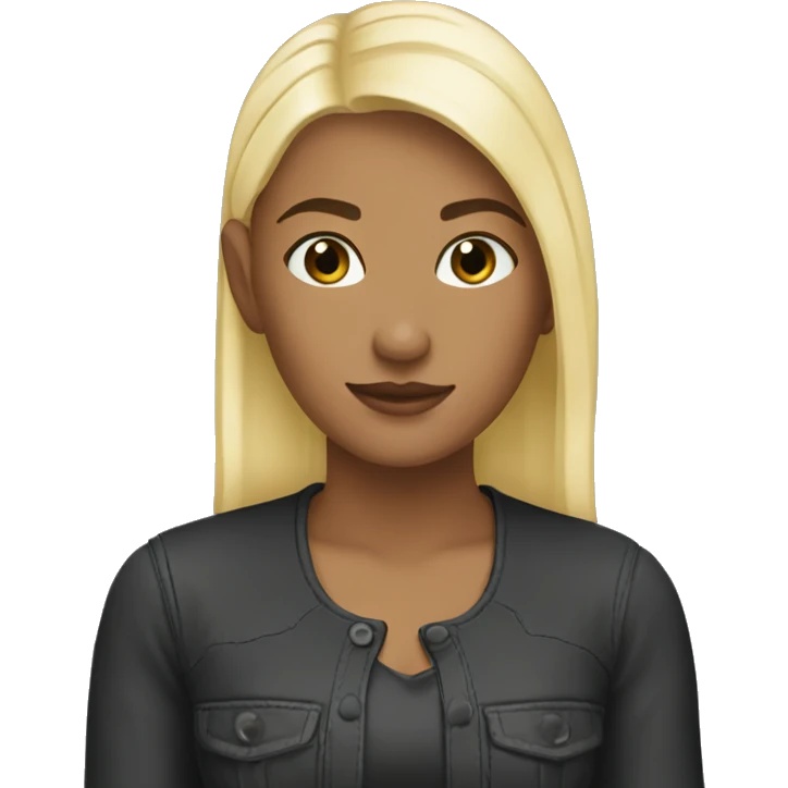 👱🏼‍♀️🖤 emoji