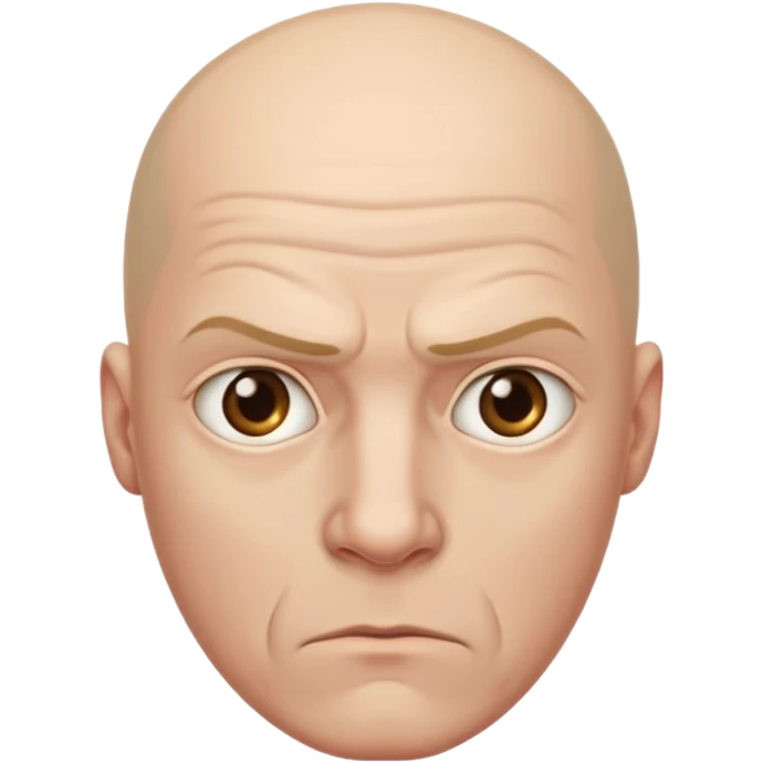 bald (255,255,255) skinned man emoji