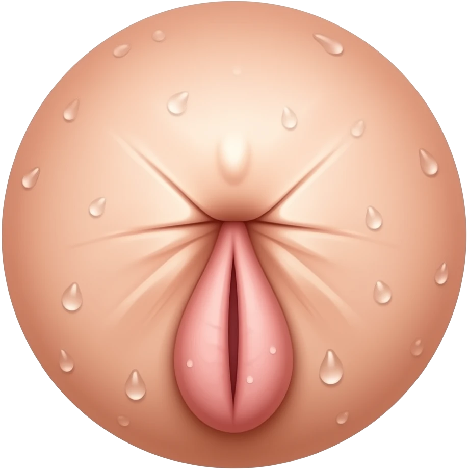 Wet vagina emoji