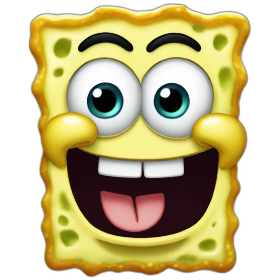 spongebob squarepants laughing emoji