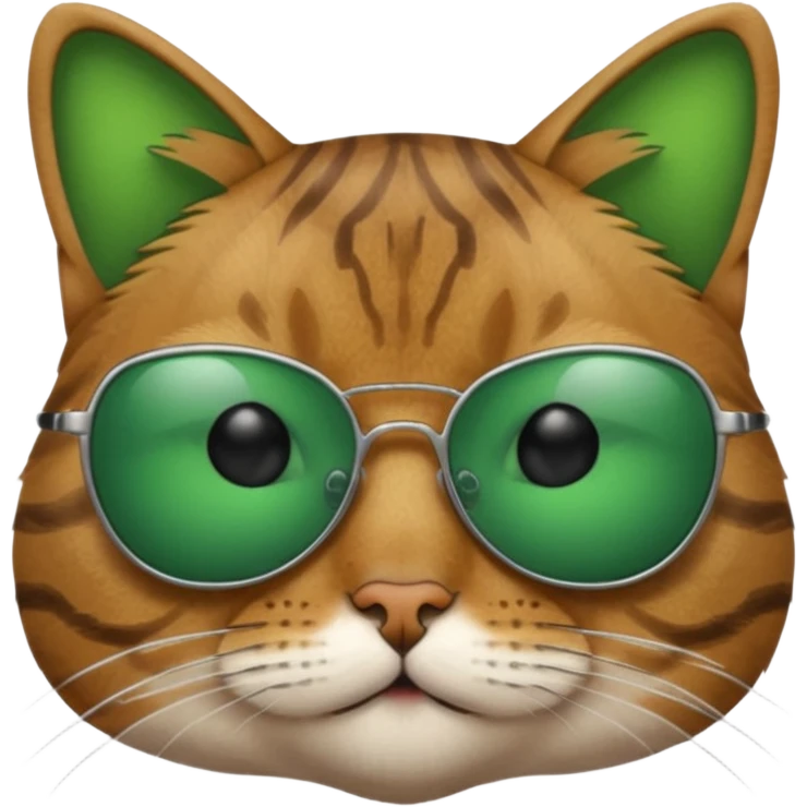 Cat wearing sunglasses emoji