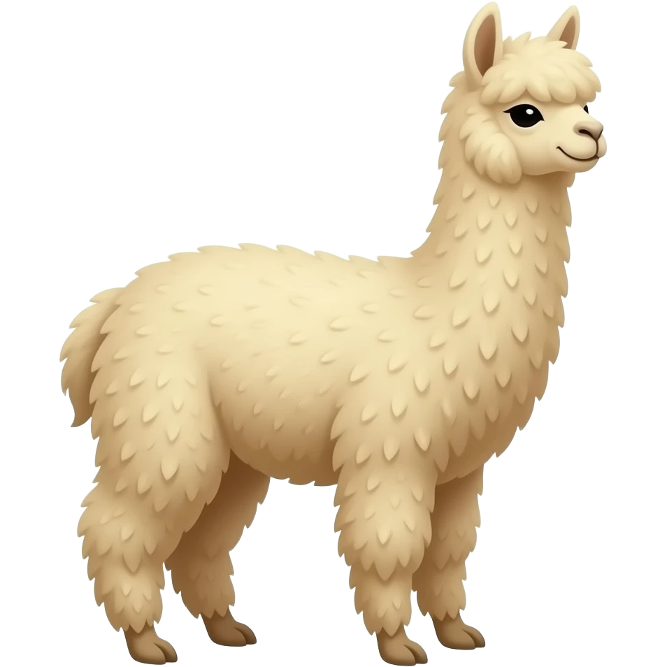 зроби альпаку в тамоку стилі emoji