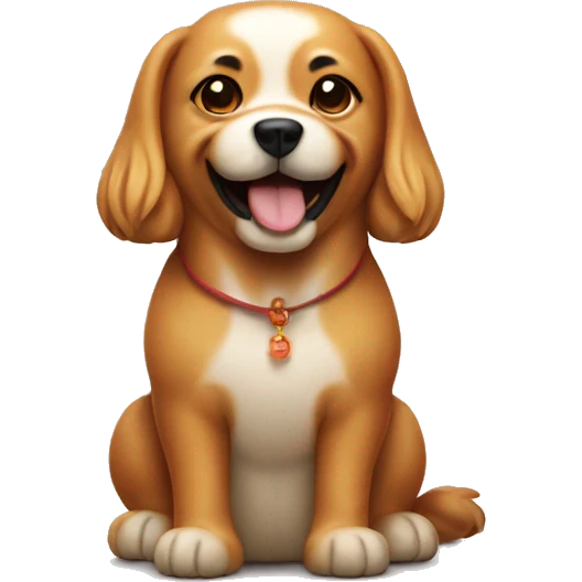 Chinese crusted dog emoji