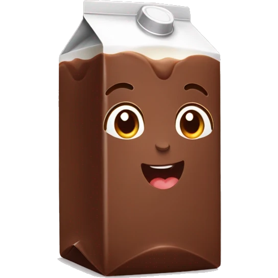 chocolate milk carton matilde emoji
