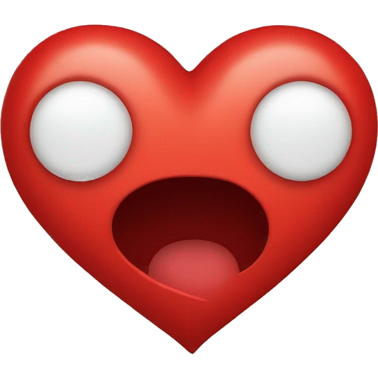 red heart emoji