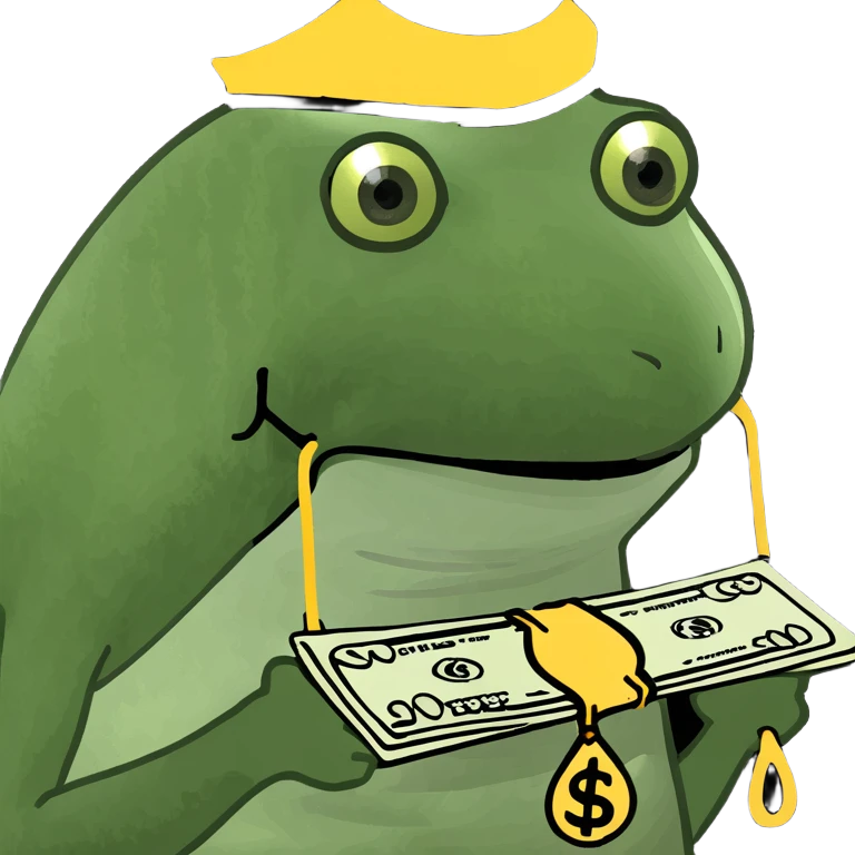 gold Drip swag with money emoji