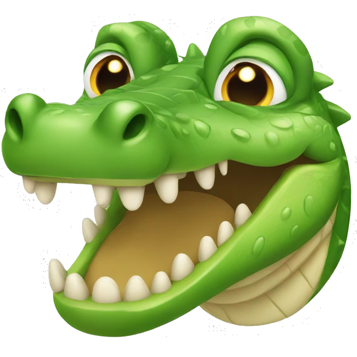 smiling crocodile  emoji