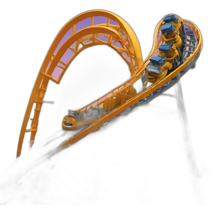 rollercoaster with october 29 calendar emoji