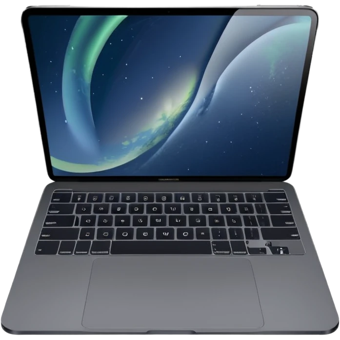 space gray iPhone 16 Pro Max, iPad Pro 11-inch, and MacBook Pro M1 together with minimal background emoji