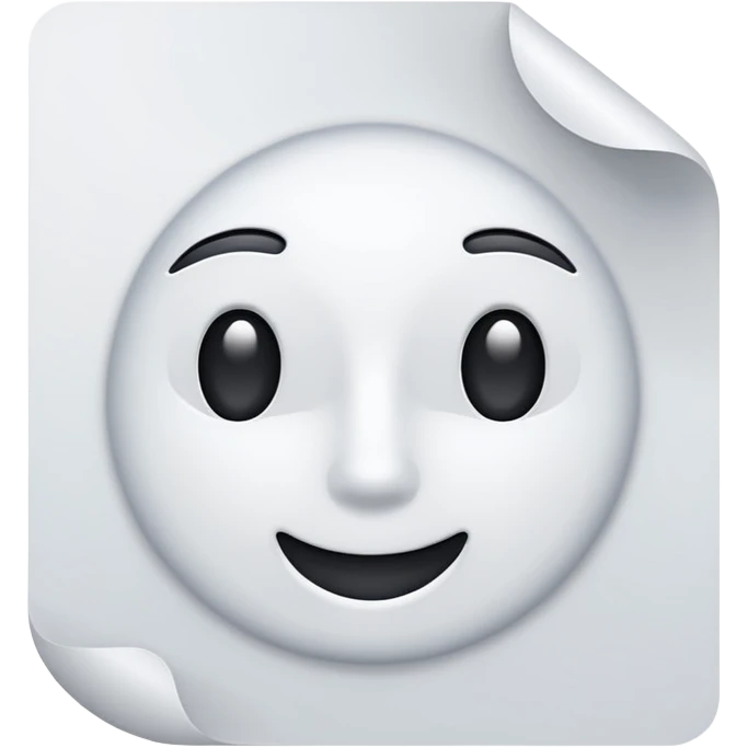Paper emoji