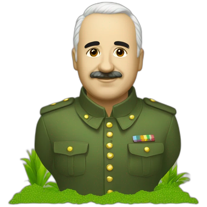 Lgtbi francisco franco in a unocorn in a swamp emoji