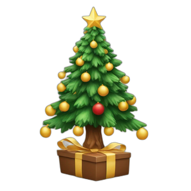 Un sapin de Noël géant  emoji