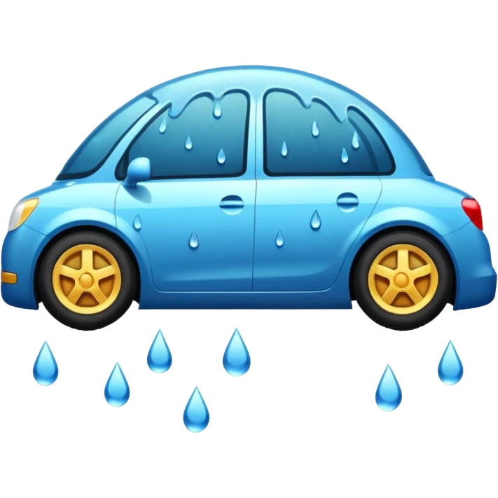 rain on windshield emoji