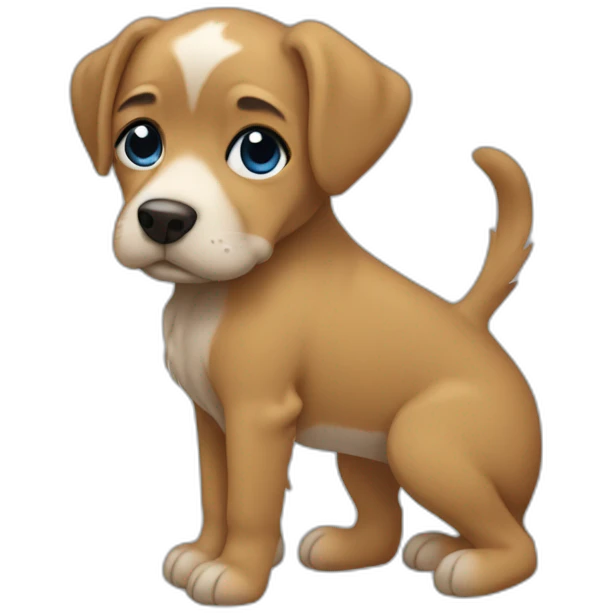 Cachorro azul emoji
