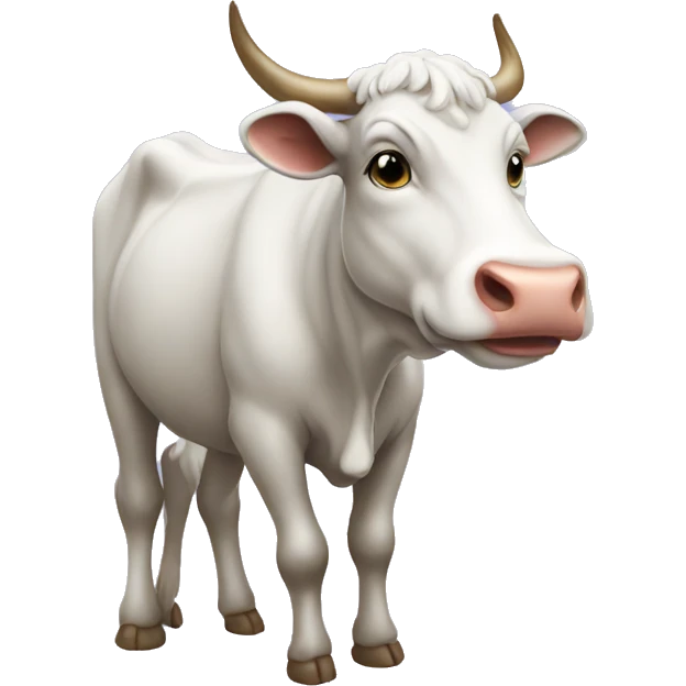  religious nimbus cow emoji