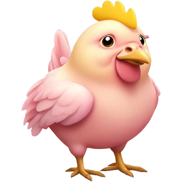 Chicken and pig  emoji