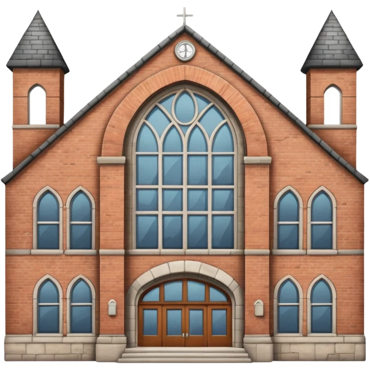 a full view of school building  emoji