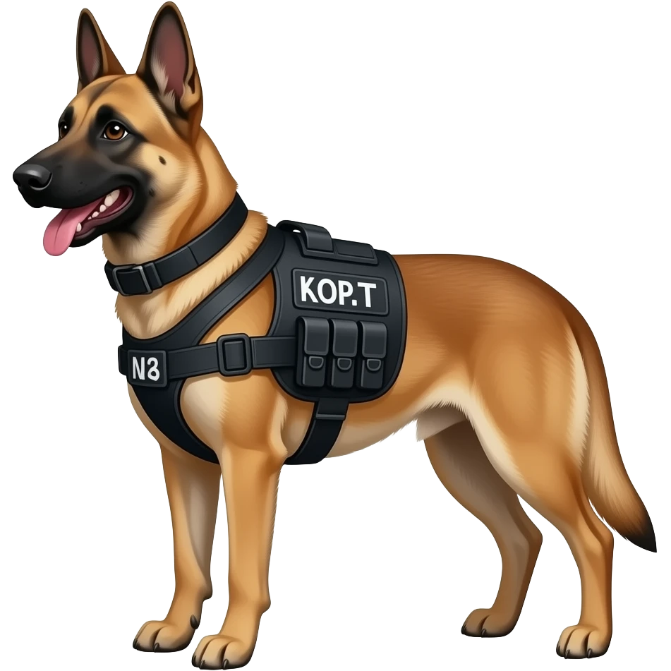 malinois dog k-9 emoji