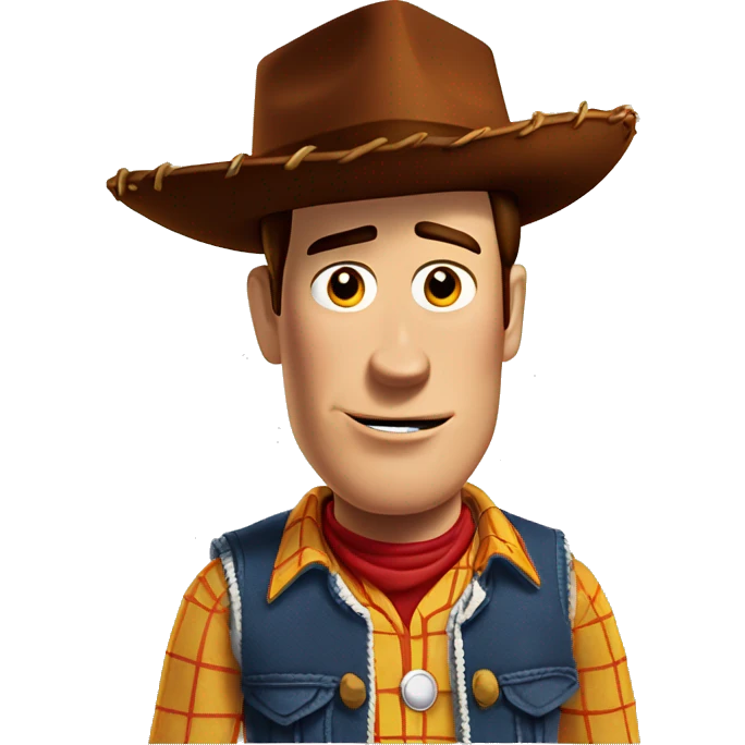 Gangster Woody from Toy Story  emoji