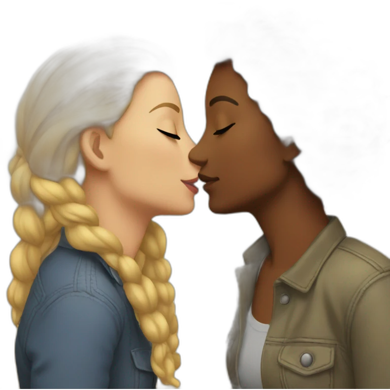 lesbian-kiss emoji