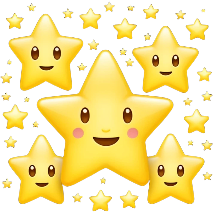 cute ones please stars  emoji