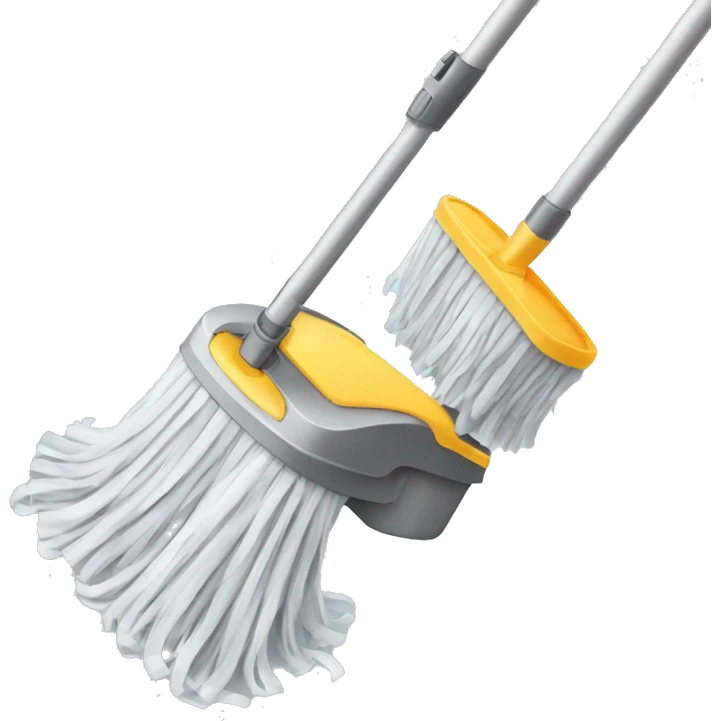 spin mop emoji