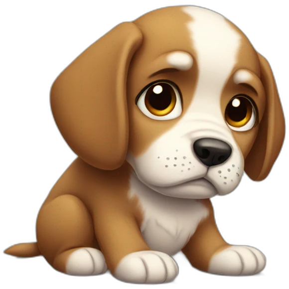 sad puppy emoji
