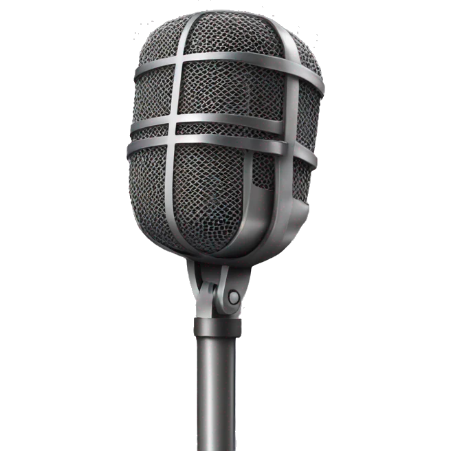Microphone emoji