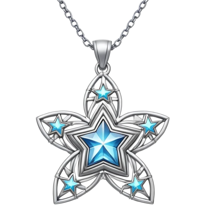 Immunity necklace with stars emoji