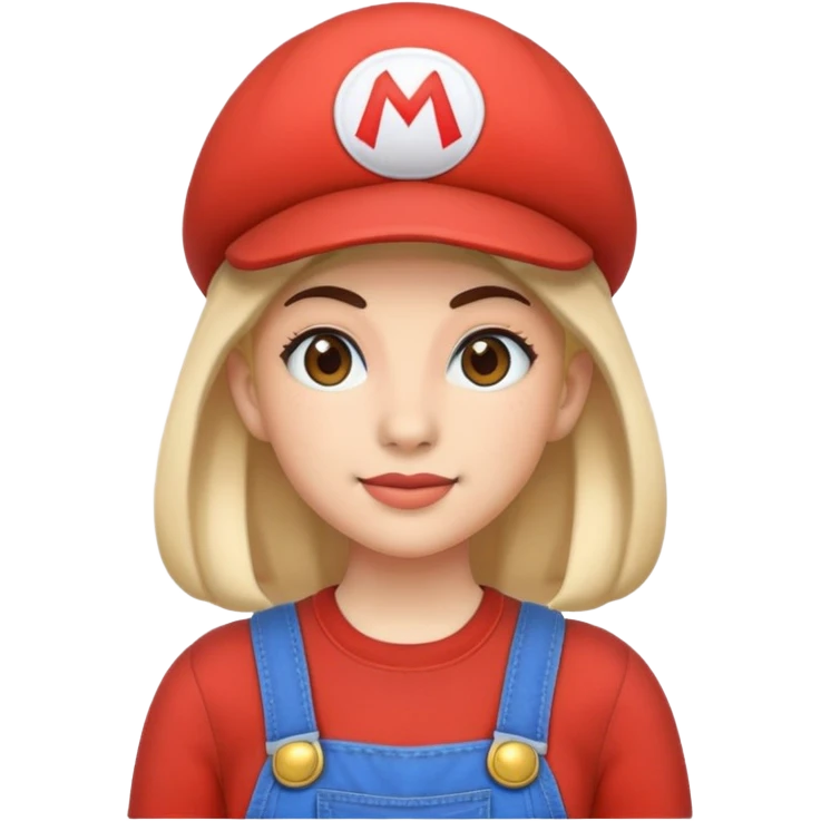 female Mario emoji