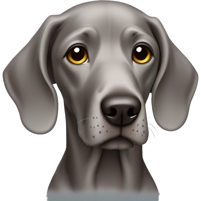 Dog weimaraner emoji