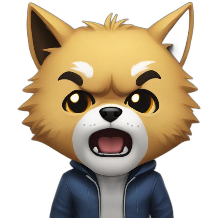 aggretsuko angry emoji