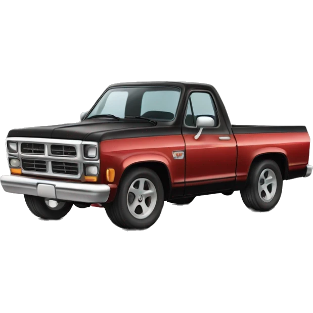 Cartuned pickup truck  emoji