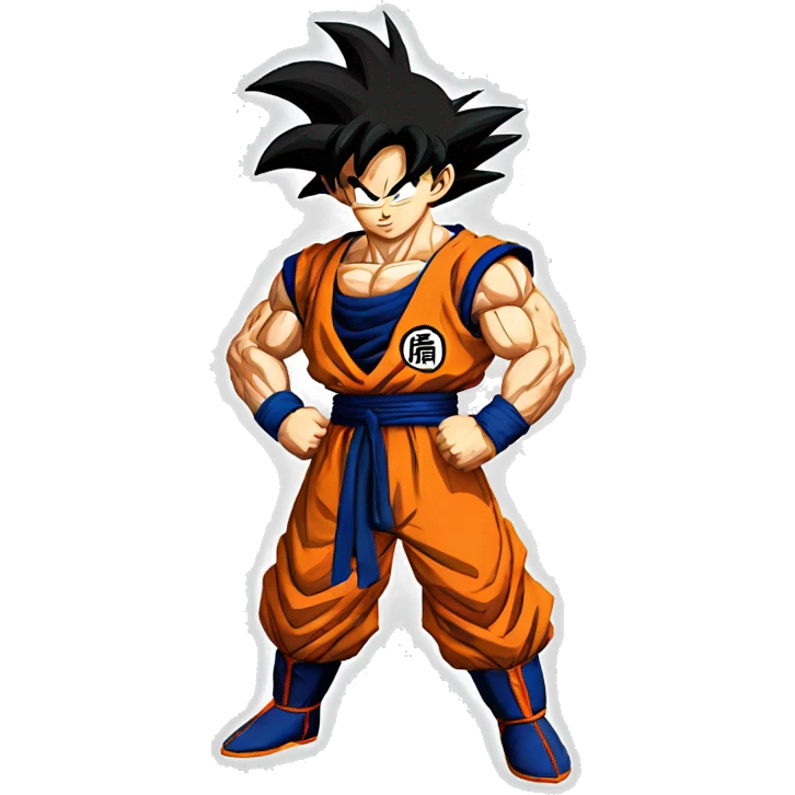 Goku dragon ball z emoji