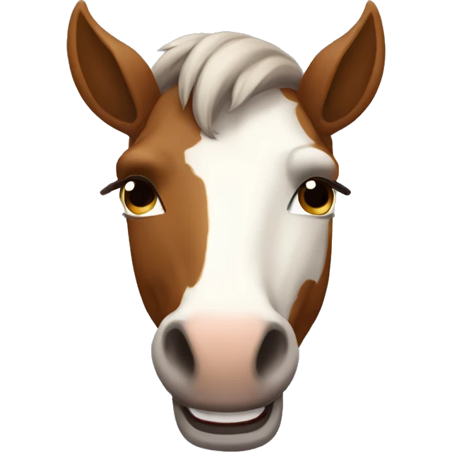 brown Cabeza de Caballo rejoices very strong emoji