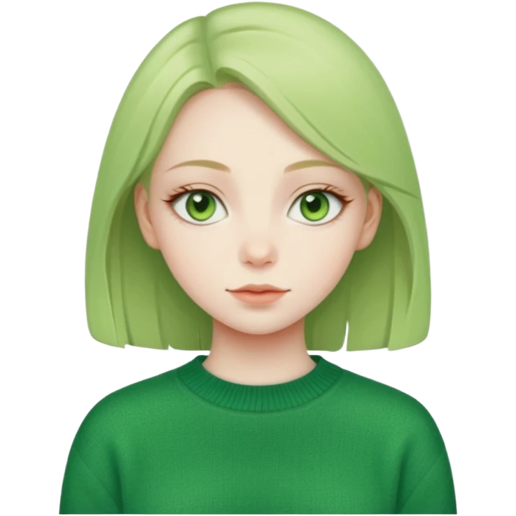 Matcha girl emoji