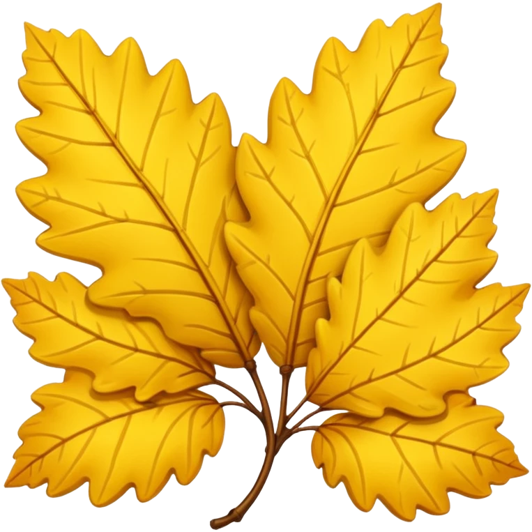 yellow leaves emoji