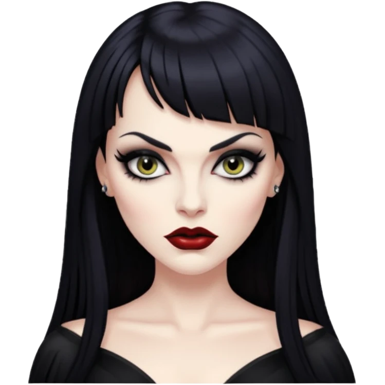 vampira sexy com franja emoji
