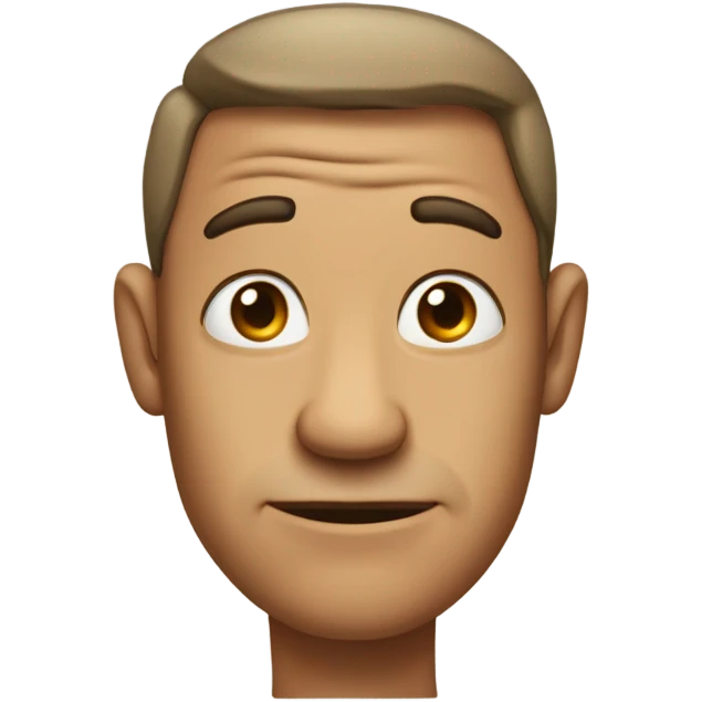 Ugly face emoji
