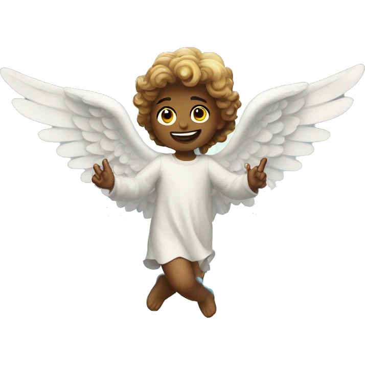 angel of rainbows emoji