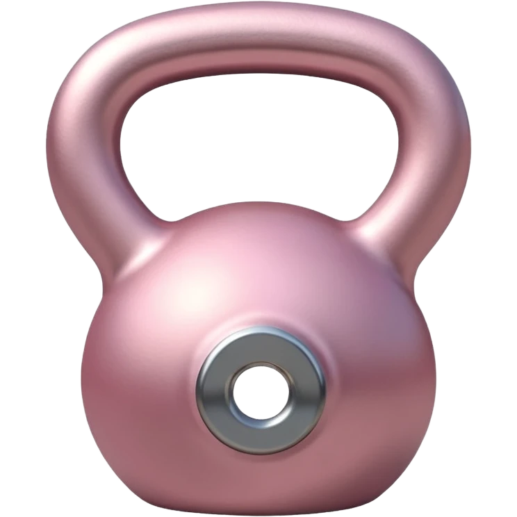 pale pink kettlebell emoji