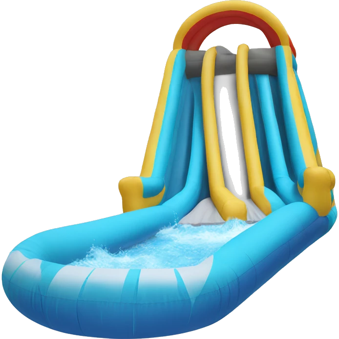 inflatable water slide emoji